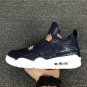 Men & Wmns Air Jordan 4 Retro Obsidian