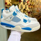 Men & Wmns Air Jordan 4 Retro OG “ Military Blue ” New 2024 - FV5029-141