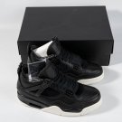 Men & Wmns Air Jordan 4 Retro Pony Hair Black