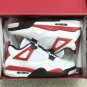 Men & Wmns Air Jordan 4 Retro RedWhiteBlack