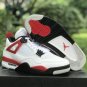 Men & Wmns Air Jordan 4 Retro RedWhiteBlack