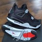 Men & Wmns Air Jordan 4 Retro SE ' Black Canvas '