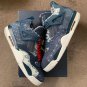 Men & Wmns Air Jordan 4 Retro SE Sashiko Deep Ocean