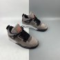Men & Wmns Air Jordan 4 Retro Taupe HazeOil Grey-Off White-Infrared