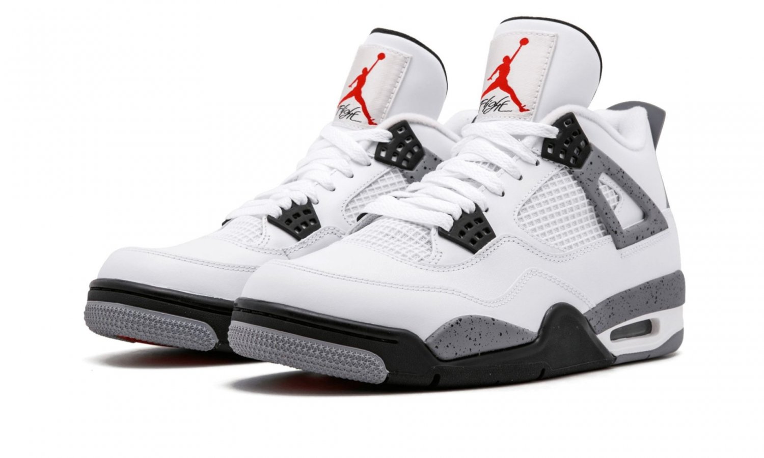 Men & Wmns Air JORDAN 4 RETRO White Cement