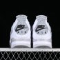 Men & Wmns Air JORDAN 4 RETRO WHITE CEMENT WHITEBLACKGREY