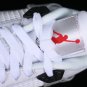 Men & Wmns Air JORDAN 4 RETRO WHITE CEMENT WHITEBLACKGREY