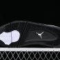 Men & Wmns Air JORDAN 4 RETRO WHITE THUNDER BLACKWHITEBLACK