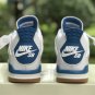 Men & Wmns Air Jordan 4 Retro WhiteBlue