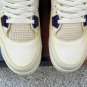 Men & Wmns Air Jordan 4 Retro WhiteOrangeBlue