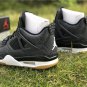 Men & Wmns Air Jordan 4 SE Black White-Gum Light Brown