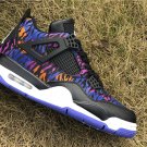 Men & Wmns Air Jordan 4 SE BlackWhite-Rush Violet-Racer