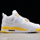 Men & Wmns Air JORDAN 4 VIVIDSULFUR WHITEYELLOW