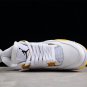 Men & Wmns Air JORDAN 4 VIVIDSULFUR WHITEYELLOW