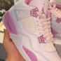 Men & Wmns Air Jordan 4 White  Pink Oreo