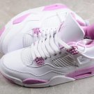 Men & Wmns Air Jordan 4 White Pink Oreo Sneakers
