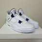 Men & Wmns Air Jordan 4 White University Purple