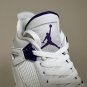 Men & Wmns Air Jordan 4 White University Purple