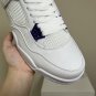Men & Wmns Air Jordan 4 White University Purple