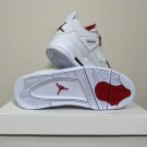 Men & Wmns Air Jordan 4 White University Red