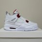 Men & Wmns Air Jordan 4 White University Red