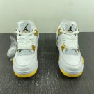 Men & Wmns Air Jordan 4 WhiteCoconut Milk-Vivid Sulfur
