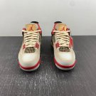 Men & Wmns Air Jordan 4 Year Of The Dragon White, Black And Red