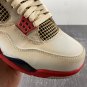 Men & Wmns Air Jordan 4 Year Of The Dragon White, Black And Red