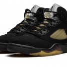 Men & Wmns Air jordan 5 &a ma maniére- black&