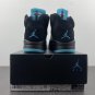 Men & Wmns Air Jordan 5 Aqua Black Aquatone Taxi