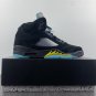 Men & Wmns Air Jordan 5 Aqua Black Aquatone Taxi