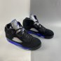 Men & Wmns Air Jordan 5 BlackRacer Blue-Reflective Silver