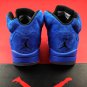 Men & Wmns Air Jordan 5 Blue Suede