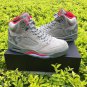 Men & Wmns Air Jordan 5 Camo Dark Stucco Fire