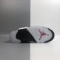 Men & Wmns Air Jordan 5 Fire Red 3M Silver Tongue