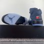 Men & Wmns Air Jordan 5 Georgetown Midnight Navy Black Football Grey