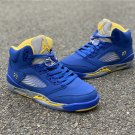 Men & Wmns Air Jordan 5 JSP Laney Varsity Royal Varsity Maize