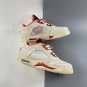 Men & Wmns Air Jordan 5 Low CNY Sail Chile Red Opti Yellow Pearl White