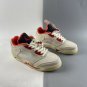Men & Wmns Air Jordan 5 Low CNY Sail Chile Red Opti Yellow Pearl White