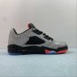 Men & Wmns Air Jordan 5 Low Neymar Reflective Silver Infrared 23 Black