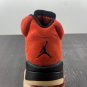 Men & Wmns Air Jordan 5 Mars For Her Martian Sunrise Black Fire Red Muslin Bright Mandarin