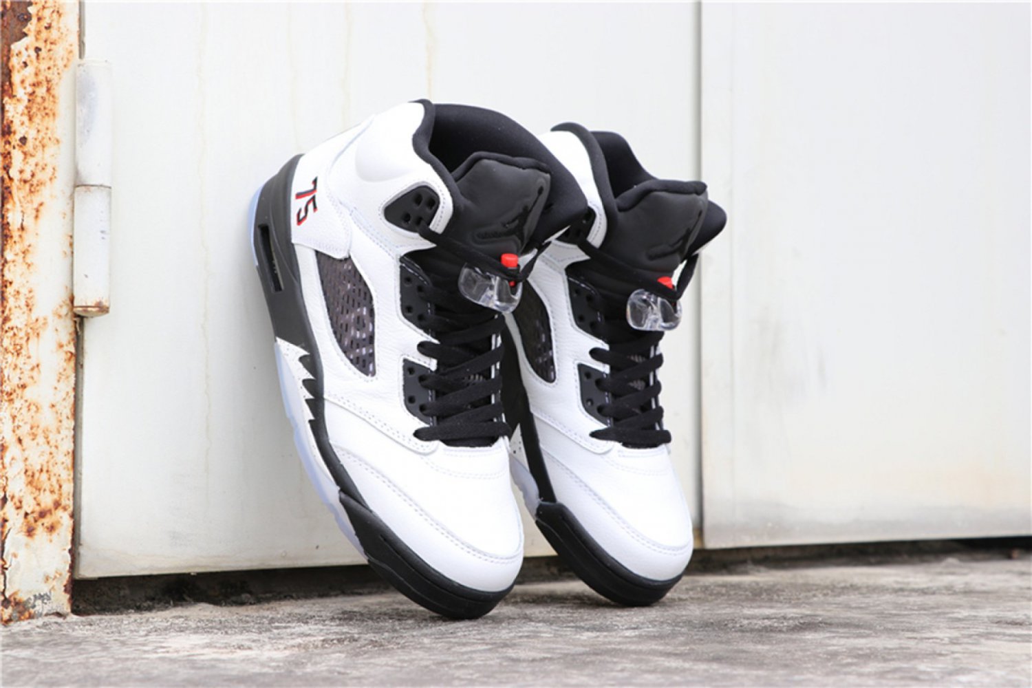 Men & Wmns Air Jordan 5 PSG White For Friends And Family