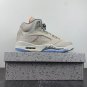 Men & Wmns Air Jordan 5 Retro SE Craft Light Orewood Brown Safety Orange