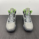 Men & Wmns Air Jordan 5 Silver Green Bean Flint Grey