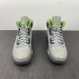 Men & Wmns Air Jordan 5 Silver Green Bean Flint Grey