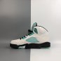 Men & Wmns Air Jordan 5 White Black White Island Green