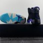 Men & Wmns Air Jordan 6 Aqua Black Bright Concord Aquatone