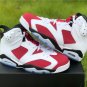 Men & Wmns Air Jordan 6 Carmine White Black Carmine