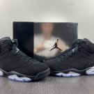 Men & Wmns Air Jordan 6 Chrome Black Metallic Silver