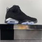 Men & Wmns Air Jordan 6 Chrome Black Metallic Silver